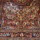 Handmade antique Persian Sarouk rug 3.1' x 5.2' (94cm x 158cm) 1900s
