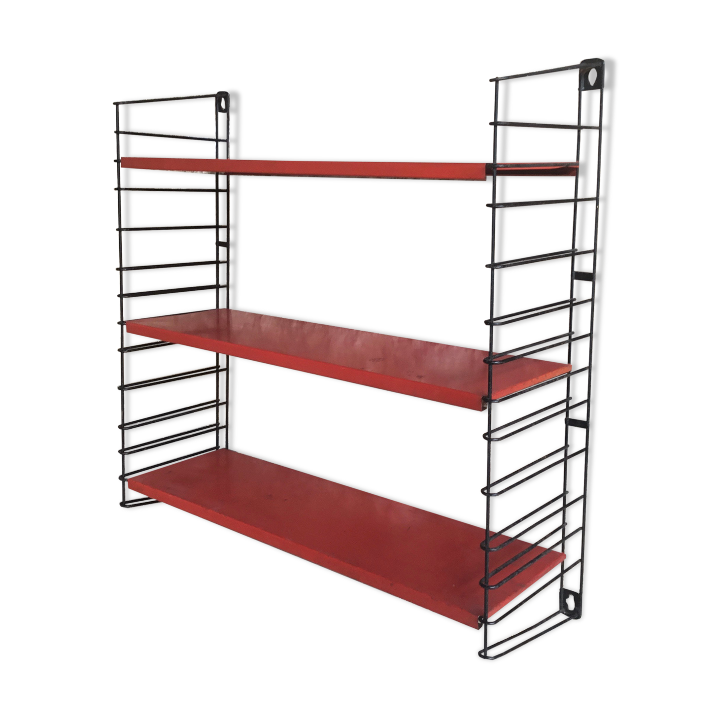 Etagère métallique murale par Adriaan Dekker pour Tomado 1950