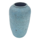 Blue ceramic fat lava vase. Attributed to Pieter Groeneveldt. Not marked.