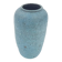 Blue ceramic fat lava vase. Attributed to Pieter Groeneveldt. Not marked.