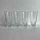 Set of 4 glasses with orangeade H: 12,5cm
