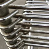Paire de chaises Wire Till Behrens design annees 80