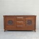 Dudouyt Style French Art Deco Oak and Marble Sideboard