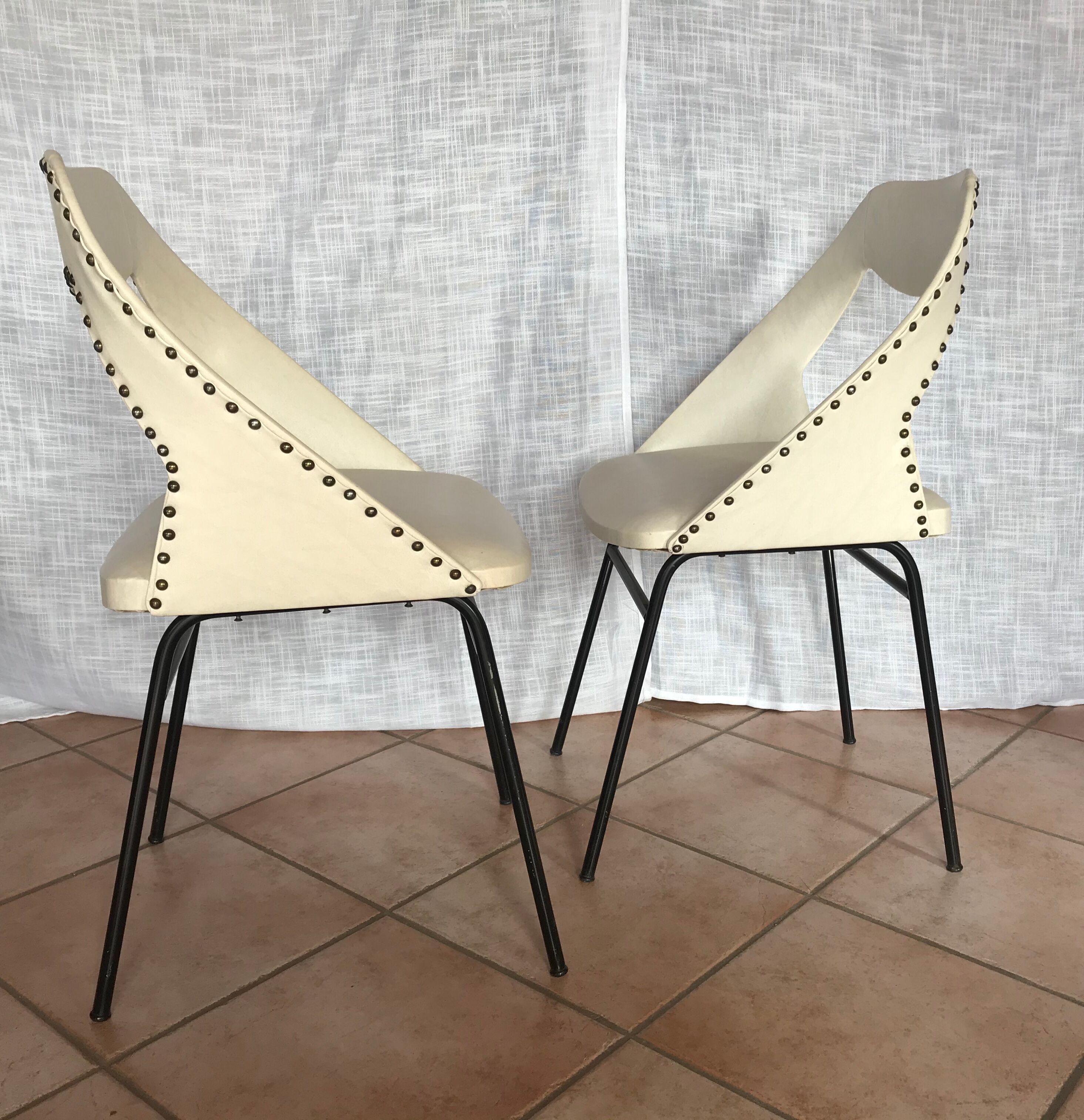 Pair of Louis Paolozzi chairs for Zol 50s