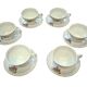 Ensemble de 6 tasses à collectionner en porcelaine japonaise vintage – Années 50