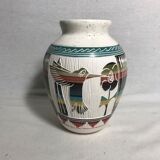Old glazed ceramic vase