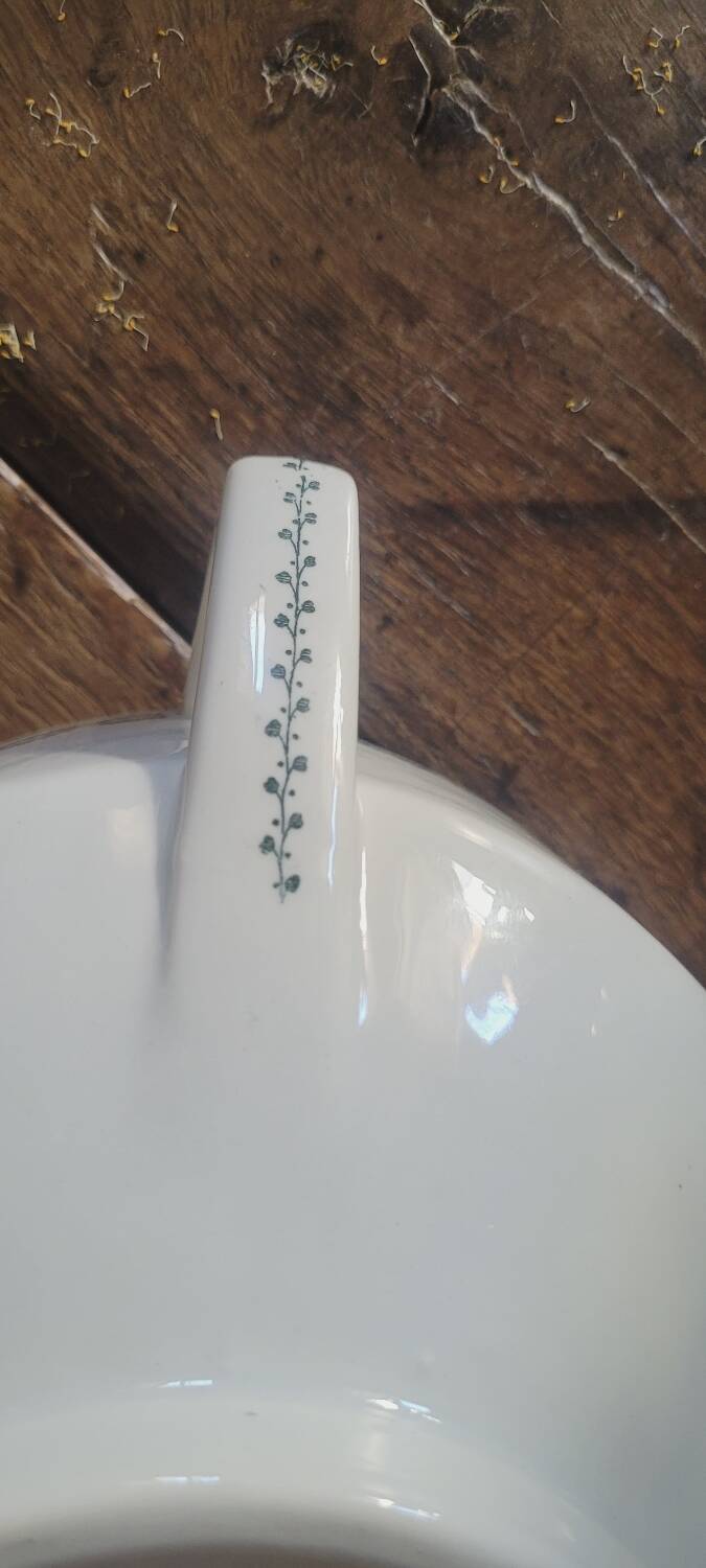 Sarreguemines iron earth soup tureen