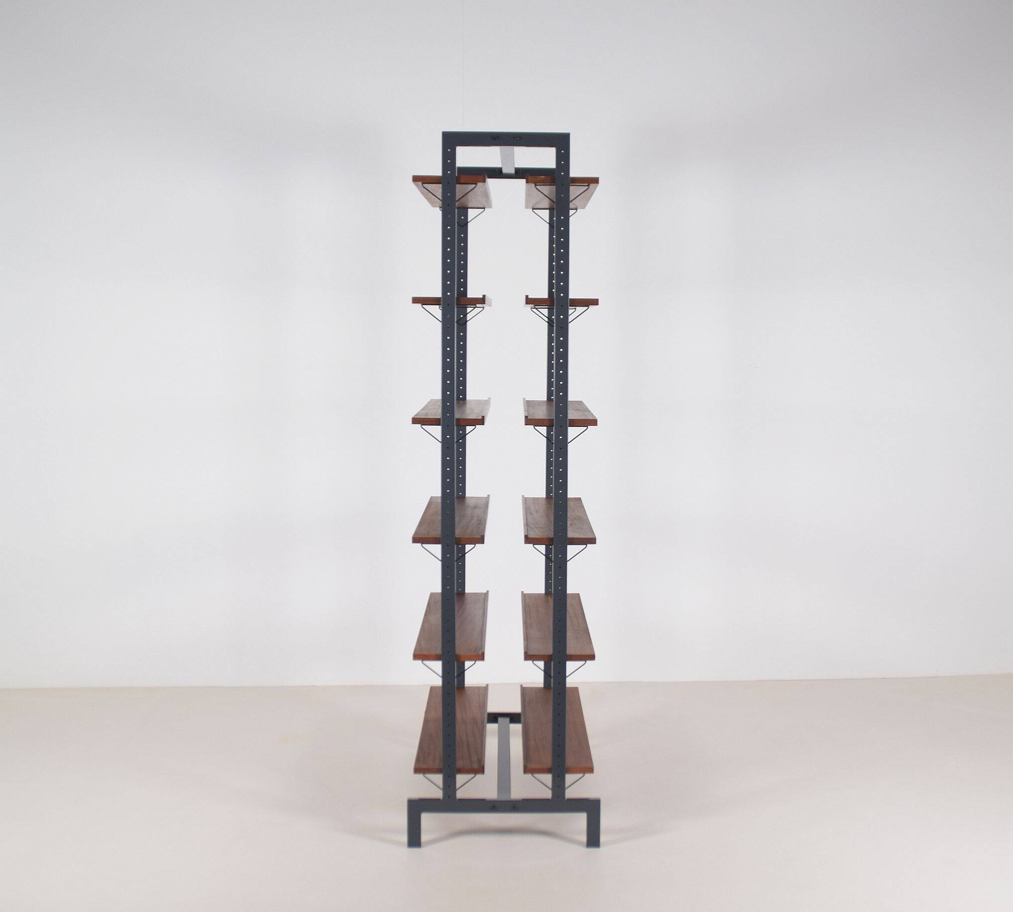 Freestanding vintage bookshelf designed by Olof Pira for Planmöbel, 1960s