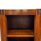 Narrow vintage wooden library / shelf / rack