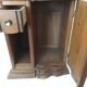 Art deco black marble bedside