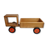 Vintage pulling truck, sleek design 70s-80s