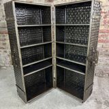 Bar trunk/storage unit in embossed steel 1980