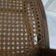 antique caned high chair for children