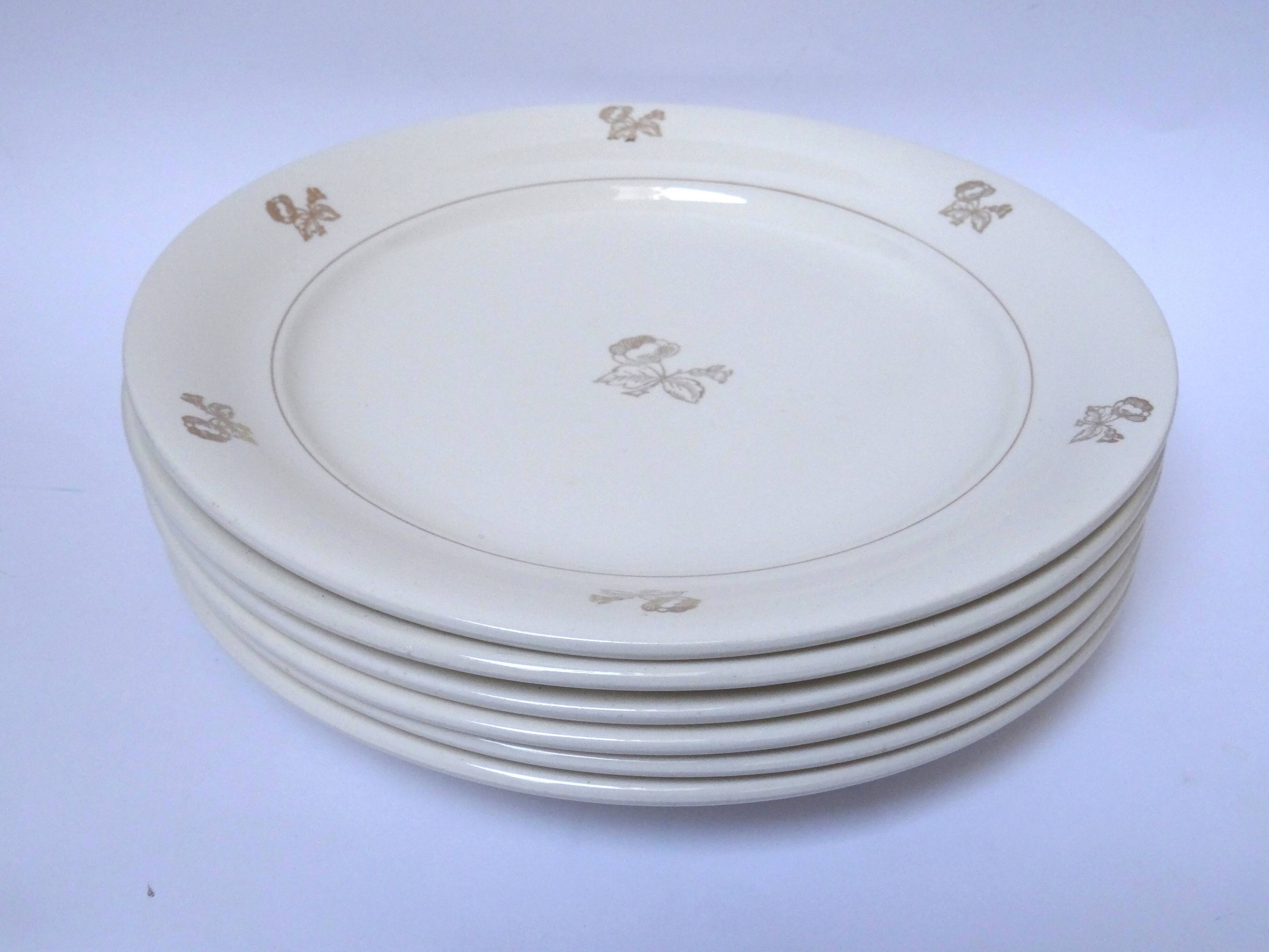 6 flat plates Villeroy & Boch