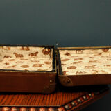 Retro suitcase 60s 70s vintage