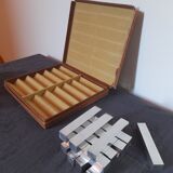 12 porte couteaux chromés
