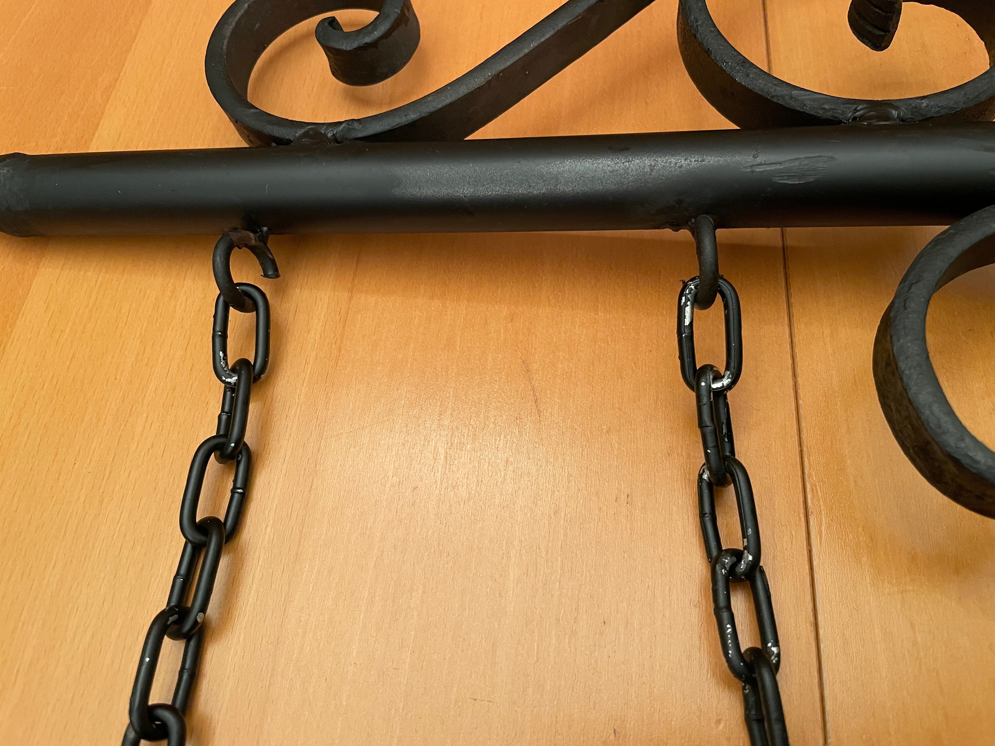 Sign for trade or craftsman, wrought iron