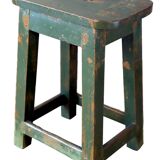 Old Burmese teak workshop stool