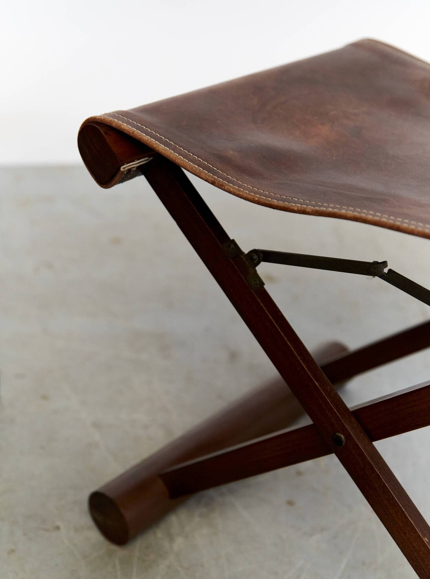 Carlo Hauner & Martin Eisler Chaise Pliante & Ottomane PL22 pour OCA