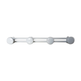 Porte manteau en métal laqué blanc années 70