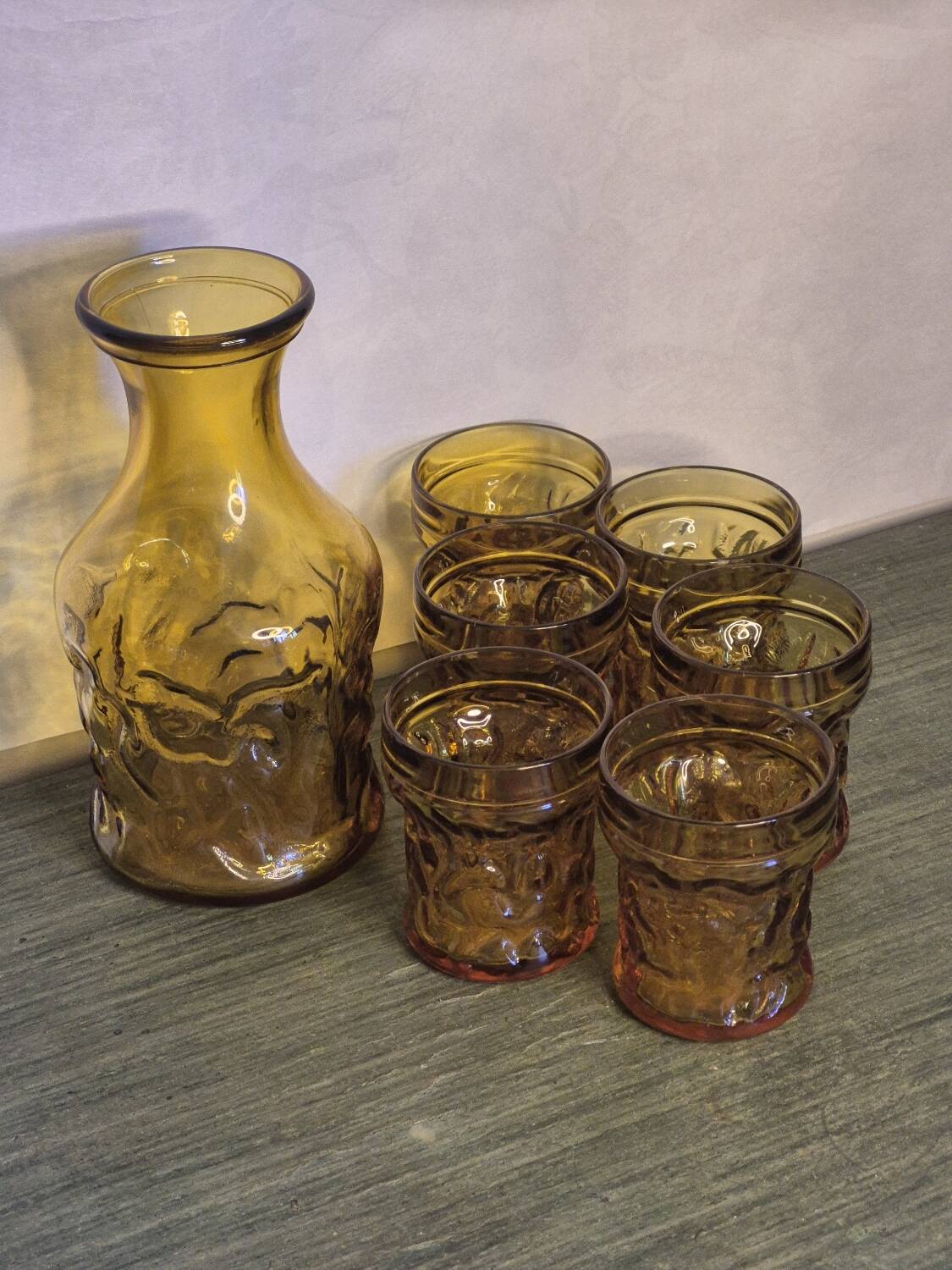 Carafe and glasses