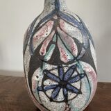 Ceramic vase fat lava