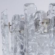 Ice Glass Chandelier by J. T. Kalmar for Kalmar Franken KG, 1960s