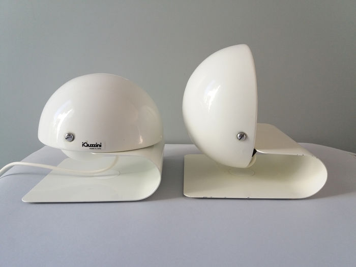 Pair of Guzzini lamps - "Bugia" Giuseppe Cormio
