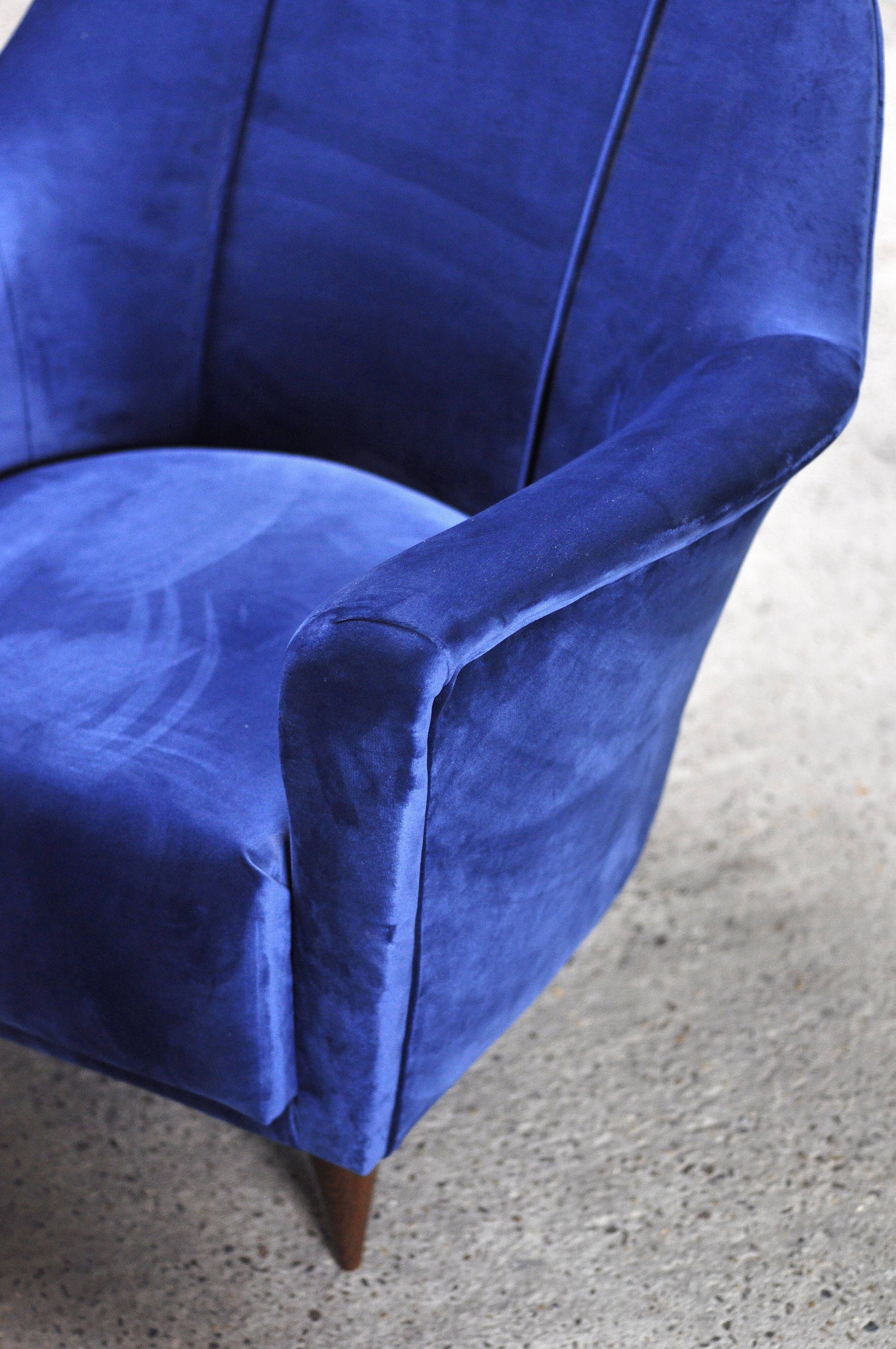 Fauteuils italiens du milieu du siècle par Ico Parisi pour Ariberto Colombo, années 1950, Set de 2