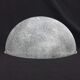 Wall lamp Demi-Lune Drimmer in worked glass 40 cm