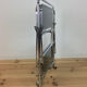 70s chrome folding dessert, smoked glass bar