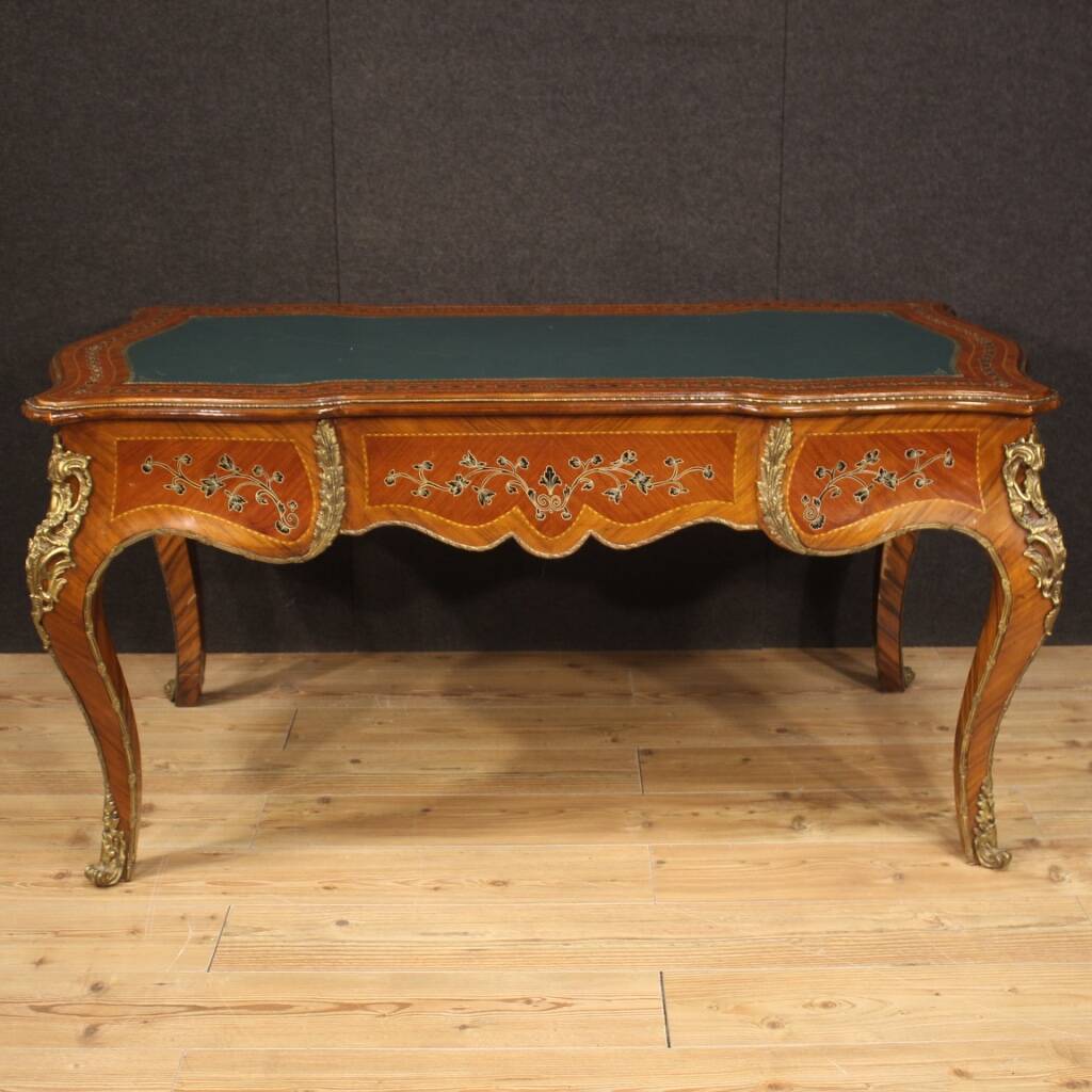 Bureau italien marqueté de style Napoléon III