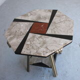 Modernist art deco time table