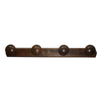 Vintage wooden coat rack