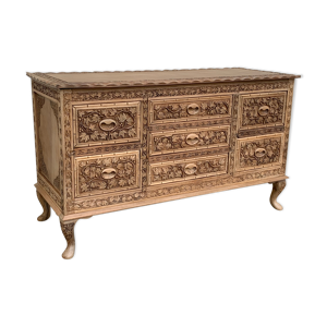 Commode Indienne basse - main