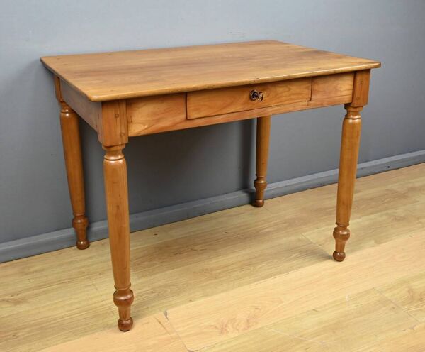 Petite Table Bureau en Merisier, style Louis-Philippe – Fin XIXe