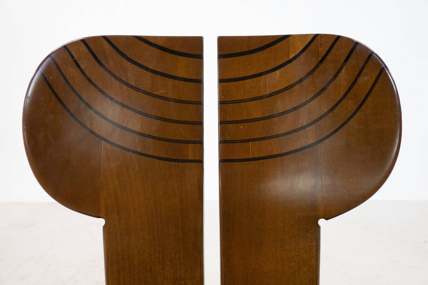 Mid-Century Modern Set of 6 Africa Chairs by Afra & Tobia Scarpa for Maxalto, 1970s