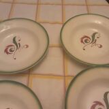 5 hollow plates digoin faience advertising casino savings model