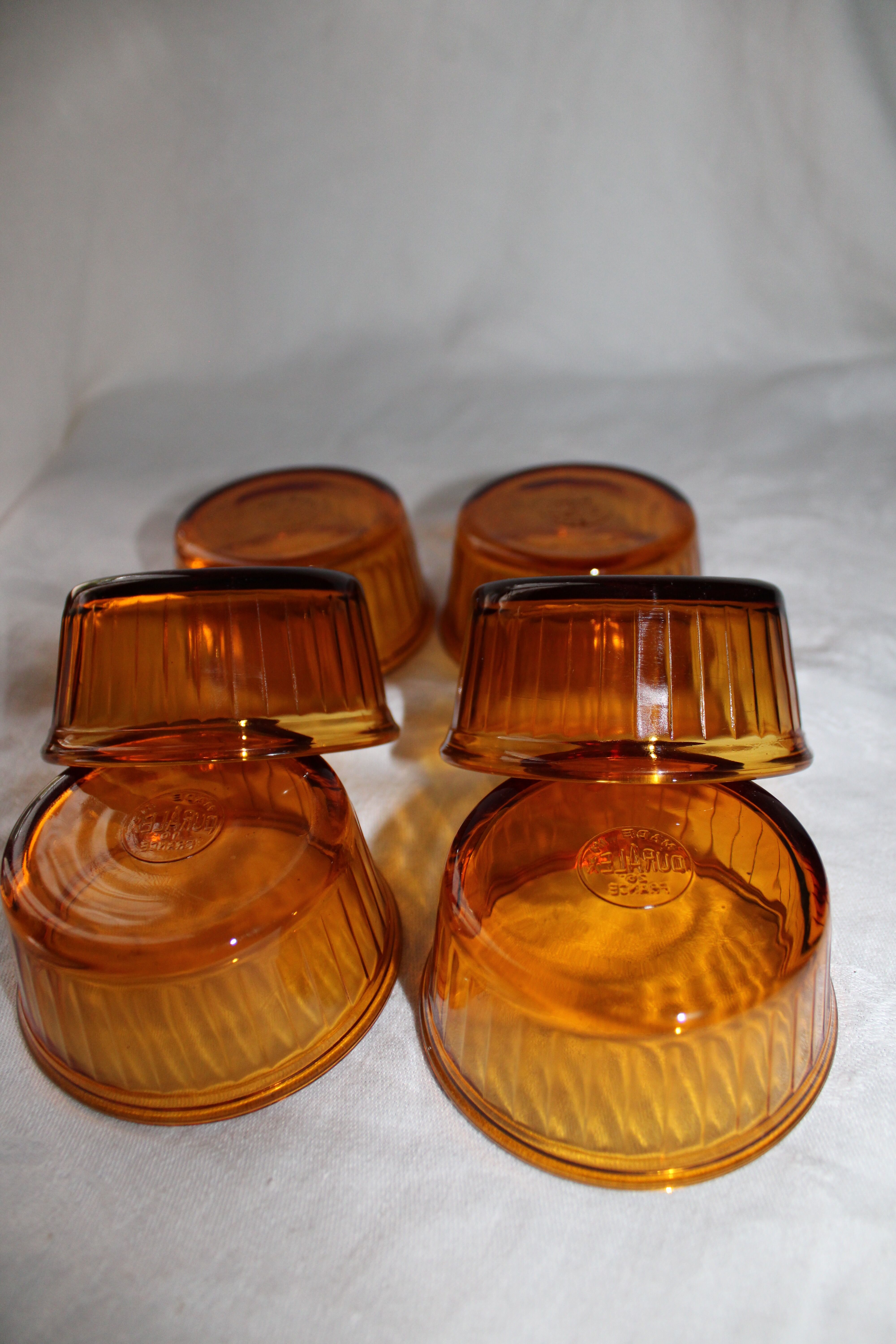 Lot de 6 ramequins Duralex couleur ambré