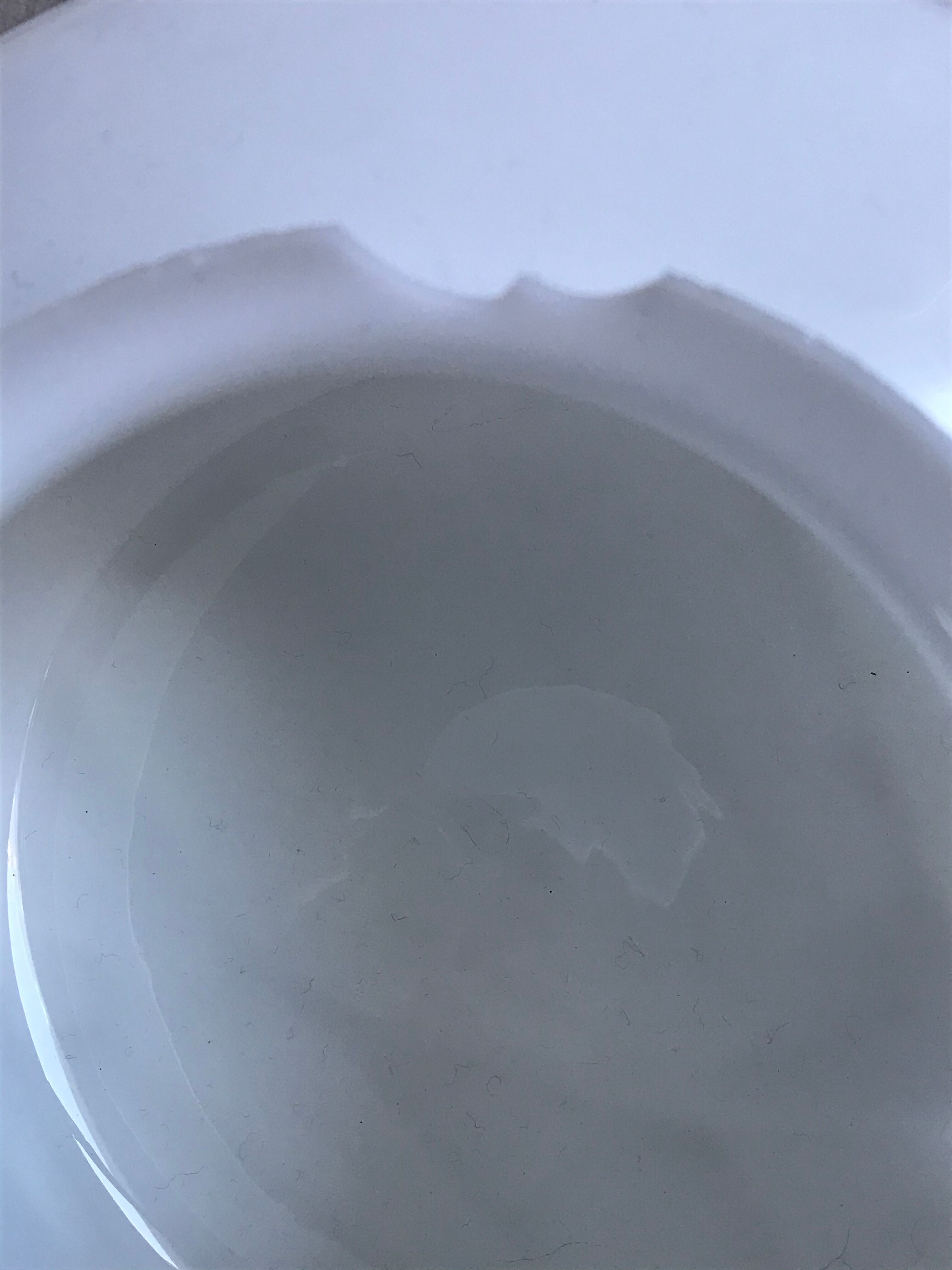 Vintage opaline and brass pendant lamp