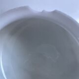 Vintage opaline and brass pendant lamp