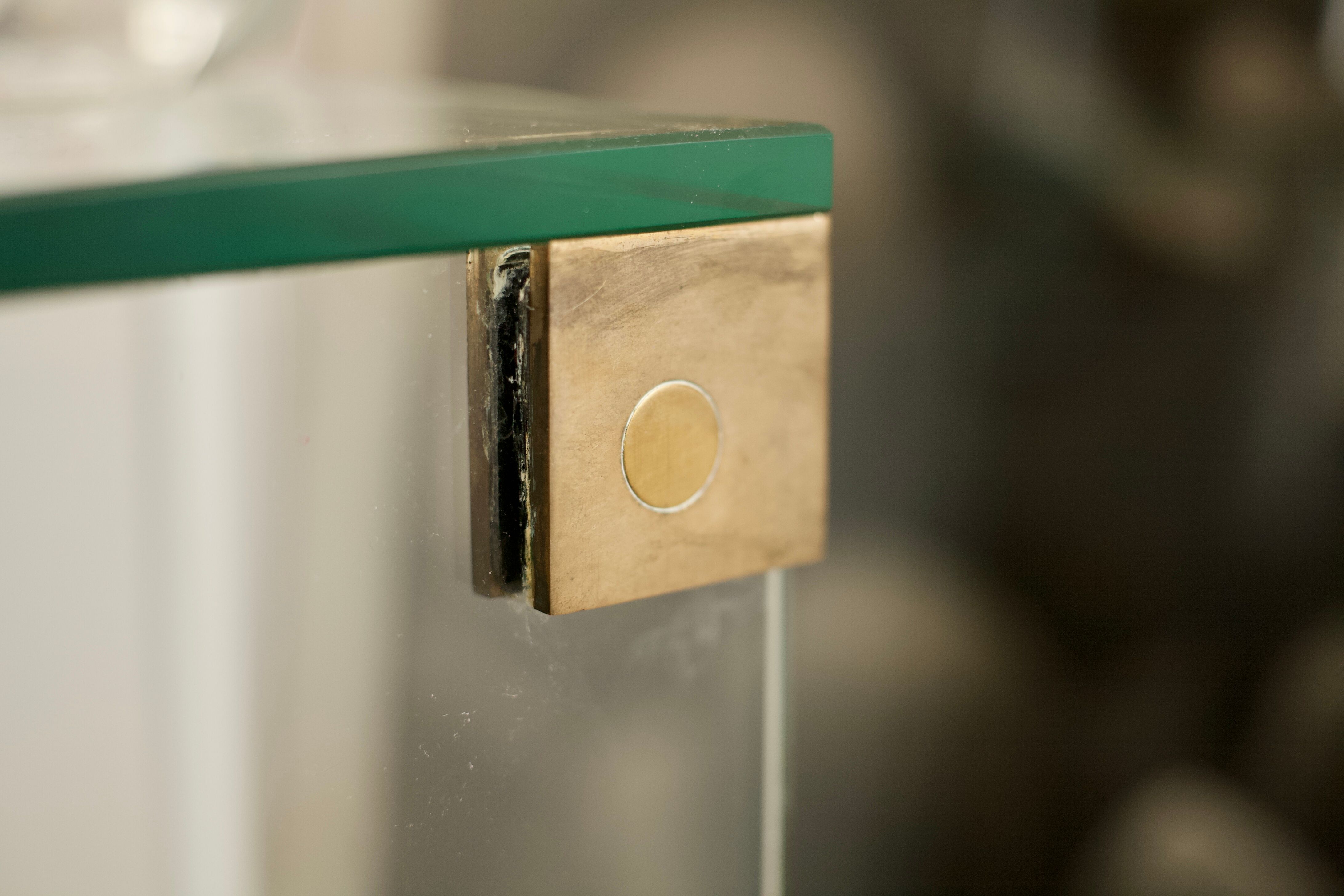 Console glass and bronze, France, 60 years