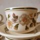 6 tasses à thé ou chocolat anglaises