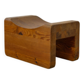 Tabouret Palle en pin, Suède, années 70