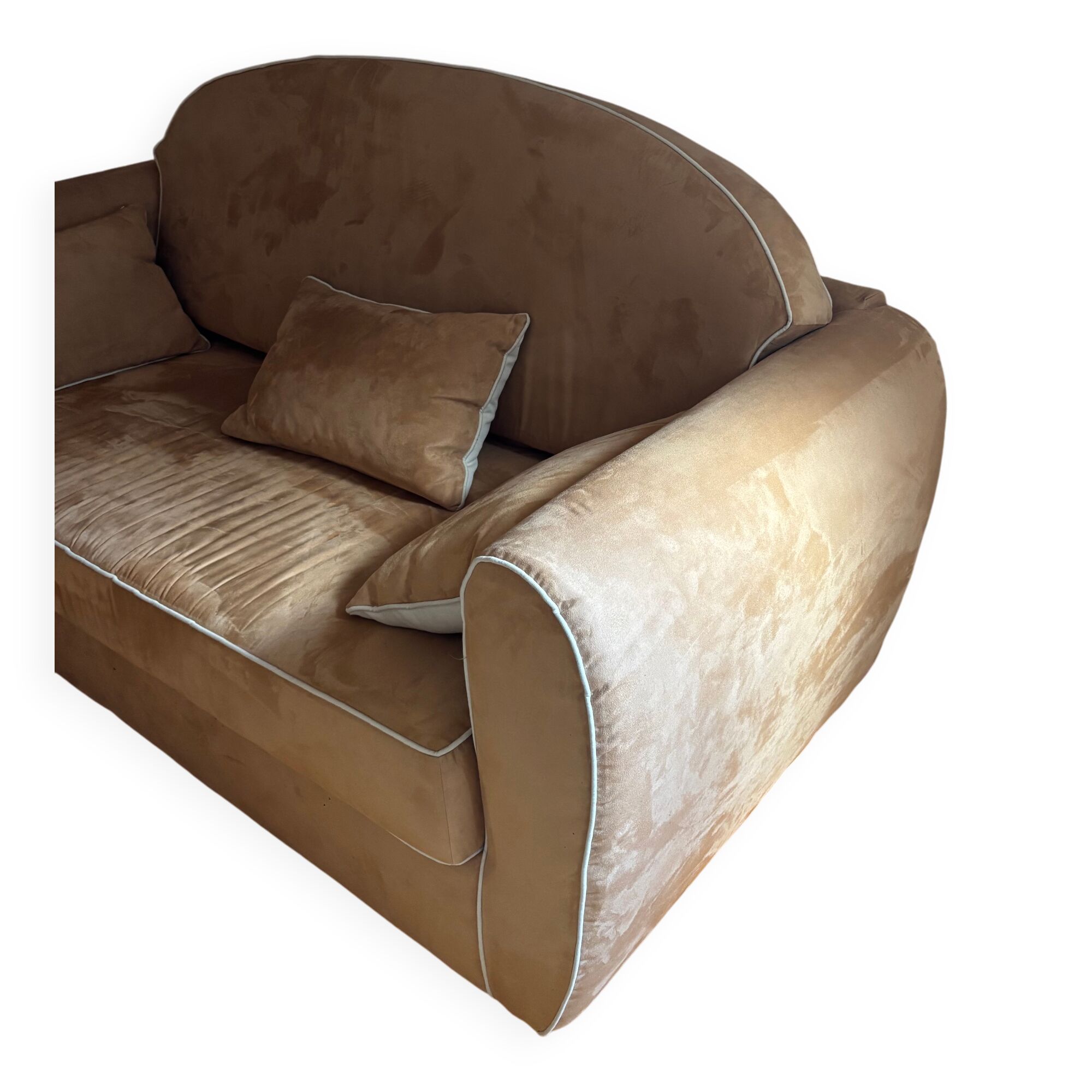 Velvet sofa