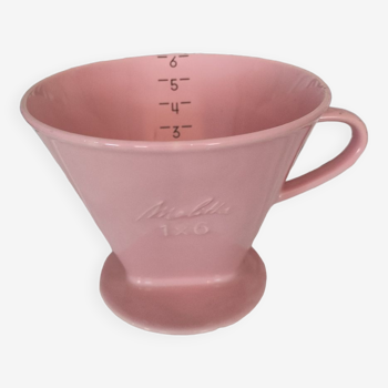 Melita 106 coffee filter in pink ceramic
