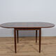 Table à manger danoise extensible en palissandre du milieu du siècle, années 1960