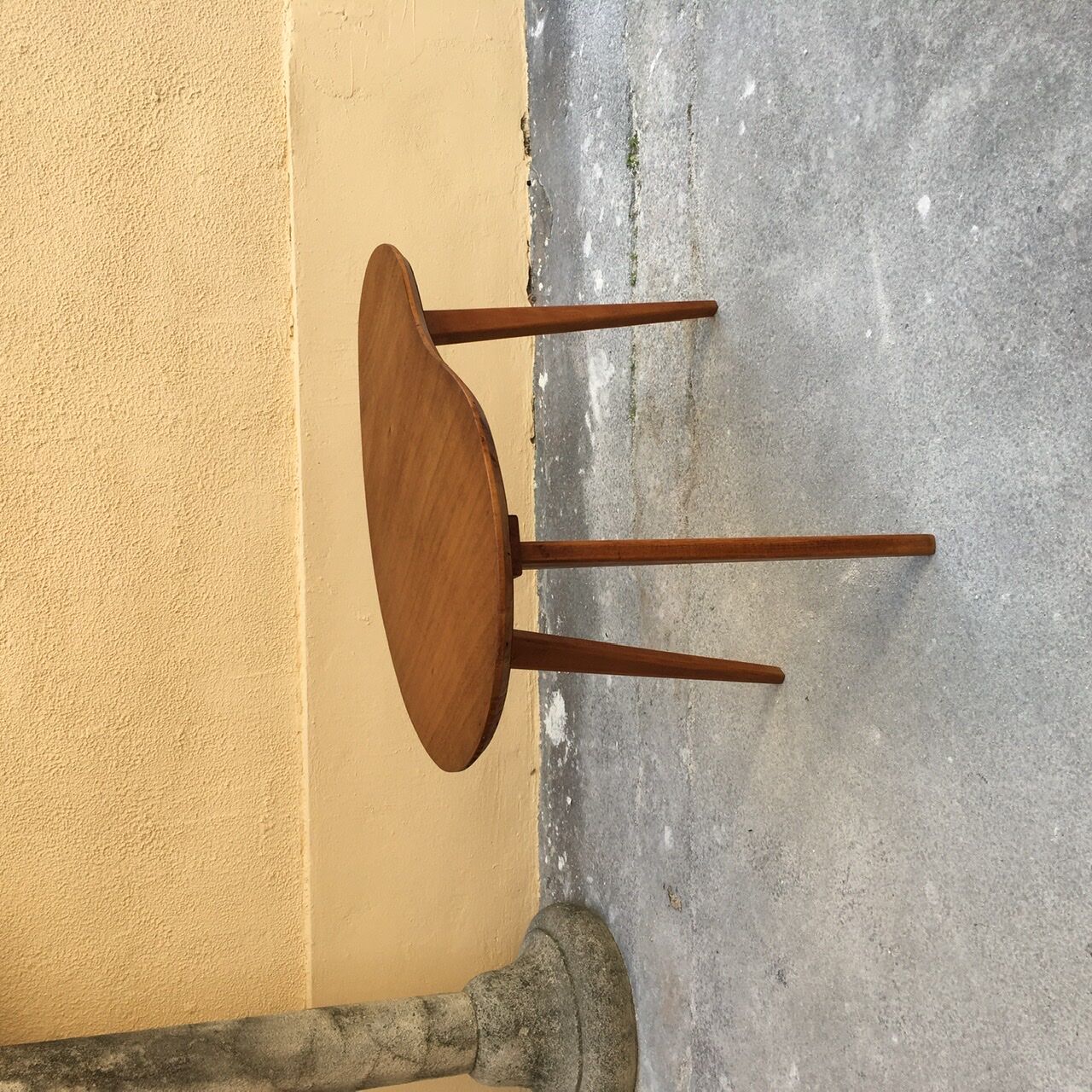 Vintage tripod coffee table