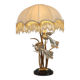 Lampe de table de style régence théâtrale d'Hollywood par Galeotti, Italie, années 1970.