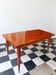 Table de salon mid-century vintage pieds compas